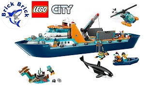 LEGO City Arctic Explorer Ship 60368 - Speed Build Review