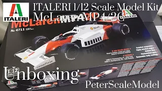 McLaren MP4/2C / 迈凯伦 / Alain Prost / ITALERI 1/12 / Scale Model Unboxing / 2023 Reprint / No 4711