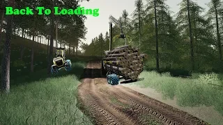 FS19 | Forestry On Holmåkra | More Loading Again | Timelapse | S01 EP8