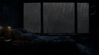 Rain Sounds for Sleeping - Cozy Room with Rainstorm & Thunder Sounds | Chill Rain for Nice Dreamy