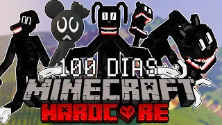 SURVIVED 100 days in a CARTOONS Apocalypse in Minecraft HARDCORE in LEON WORLD 2 #21 MINIPALAKY