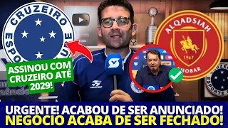 CONTRATO ATÉ 2029! SAMUEL VENÂNCIO TROUXE A BOMBA!✅2º REFORÇO DE PEDRO BH!🦊NOTICIAS CRUZEIRO HOJE