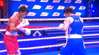 Quarterfinals (67kg) ZHUSSUPOV Ablaikhan (KAZ) vs  BAATARSUKH Chinzorig (MGL) | AIBA WCHs 2021