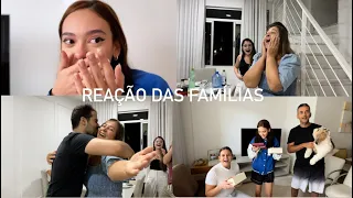 REAÇÃO DOS NOSSOS PAIS E IRMÃOS COM A GRAVIDEZ !!