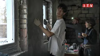 Толокери та Фонд відновлення Ірпеня допомагають родині Шадурських відремонтувати тимчасове житло