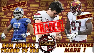 Command Post LIVE!  |  🚨SAM HOWELL TRADED TO SEAHAWKS🚨 + DEFINITIVE STATEMENTS Made With The Move❗