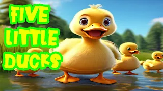 Five Little Ducks: A Quacking Adventure | Nursery Rhymes for Kids |