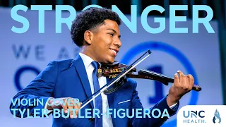 "Stronger" 2024 | AGT Golden Buzzer Song |violin cover| Tyler Butler-Figueroa Violinist 16 UNCHealth