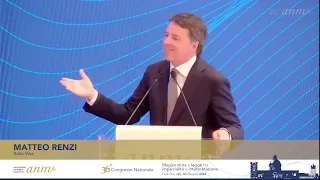 Matteo Renzi al 36° Congresso nazionale dell'Associazione nazionale magistrati | 11/05/2024