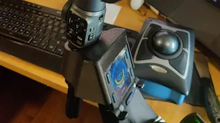 Permobil wheelchair r-net controller 3D printed gimbal mount.