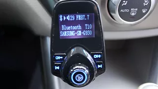 Vehicle Bluetooth to FM Transmitter setup tutorial