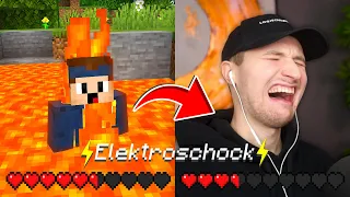 Minecraft durchspielen aber Schaden = Elektroschock!