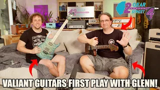 #42GSFour: Glenn Fricker and I discover the Valiant Guitars Soothsayer and Jupiter models!