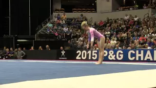 Jazmyn Foberg – Floor Exercise – 2015 P&G Championships – Jr. Women Day 2