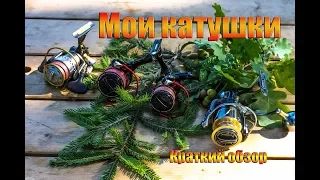 Мои бюджетные безынерционные катушки. Краткий обзор KastKing Sharky 3, DMK, Rioby Zauber