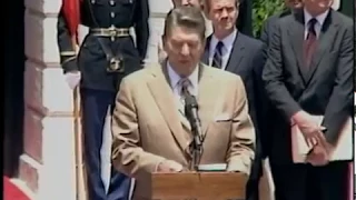 President Reagan Meeting with President Amin Gemayel of Lebanon on July 22, 1983