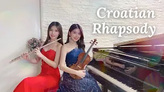 邁可森 克羅地亞狂想曲 Maksim Mrvica - Croatian Rhapsody (Violin,Flute&Piano)｜cover by 長笛琴人