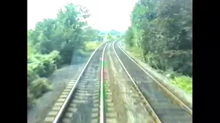 DMU cab ride Leeds to Bradford Interchange 1989