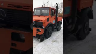 Локомобиль Mercedes Unimog U1400 с консервации