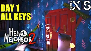 Day 1 All Keys Location HELLO NEIGHBOR 2 Keys Location | Hello Neighbor 2 Day 1 All Key Locations