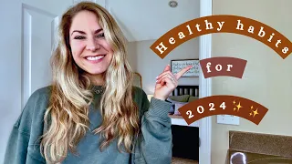 New year healthy habits 2024 💫
