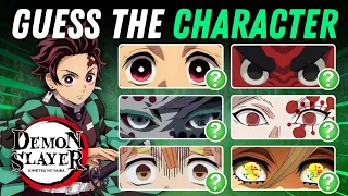 Can you Guess the Demon Slayer Character by Eyes? 👺👁️ | Anime Quiz