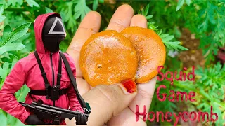 Squid Game Honey Comb Game | Korean DALGONA candy | 2 ingredients only by Isazdine