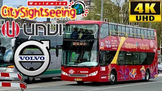 [Worldwide City Sightseeing Amsterdam: City Centre Circular Open-Top Bus Tour] UNVI Urbis Volvo B9TL