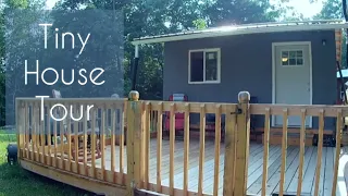 A Peek Inside Our 16'x16' Tiny House / Cabin | Open Concept (256 sq ft)