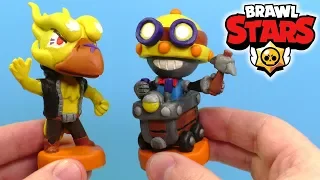 Making BRAWL STARS - Carl and Phoenix Crow from Clay | TUTORIAL