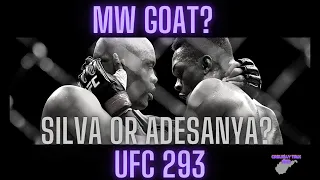 UFC MW GOAT discussion.  Anderson Silva or Israel Adesanya?