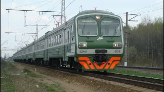 Перегон «Маленковская»—«Тайнинская» на ЭД4М-0159