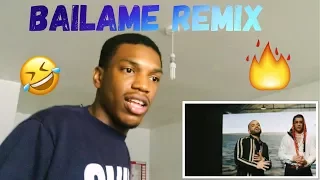 Nacho, Yandel, Bad Bunny - Báilame (Remix) REACTION