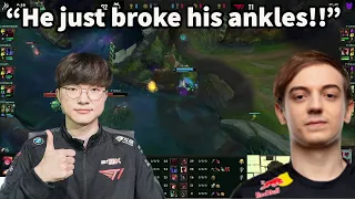 Faker Outplays Caps With Crazy Flash Duke!!