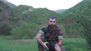 Armenians volunteer from  Libanan in Karabakh. Армянский доброволец из Ливана в карабахе.