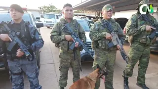 Força Tática de Cáceres prende trio e apreende 19 kg cocaína, 8 quilos de maconha e arma de fogo