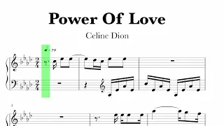 Celine Dion - The Power Of Love Sheet Music