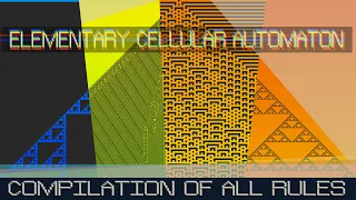 elementary cellular automaton || preview of all rules
