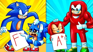 My Dad Vs Your Dad! - Who is The Best!? - Baby Sonic Sad Story - Sonic The Hedgehog 3 Animation