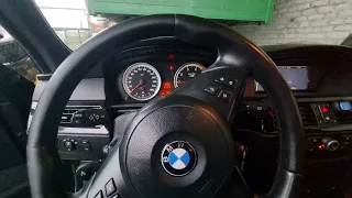 BMW E60 545I COLD START AND SOUND EXHAUST