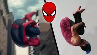 Stunts From The Amazing Spider-Man 2 In Real Life (Marvel)