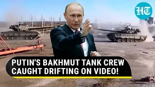 Russian hunter-killer or drift racing vehicle? Putin's Bakhmut soldiers take tank for a spin | Watch