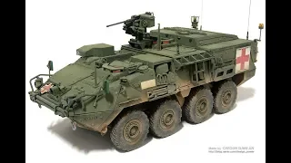 프라모델 조립 및 도색의뢰작 M1133 STRYKER MEV (프라모델/plamodel)