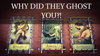 PICK A CARD: WHY DID THEY GHOST YOU? ARE THEY HAPPY WITH THEIR CHOICE? TAROT TIMELESS READING.