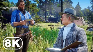 Arthur recovers the Debt from Wróbel at Painted Sky ULTRA 8K 60FPS - RED DEAD REDEMPTION 2