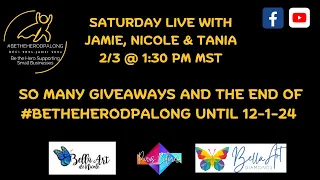 BellaTube Live with Jamie, Nicole & Tania for #betheherodpalong