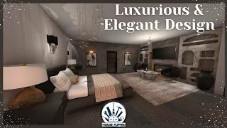 HOUSE FLIPPER| Model Appartment| Luxurious & Elegant Concrete Design| Step By Step & Tour