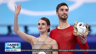 Beijing 2022 | Papadakis & Cizeron notch gold in figure skating's ice dance. 花样滑冰 冰舞