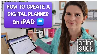 How to make a DIGITAL PLANNER for GoodNotes (& others) | Make a Keynote Template on iPad | Part 1