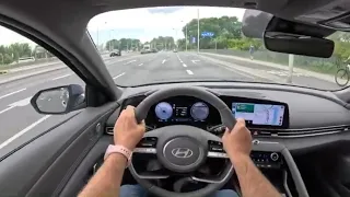 2024 Hyundai Elantra [1.6 MPI 123hp] |0-100| POV Test Drive